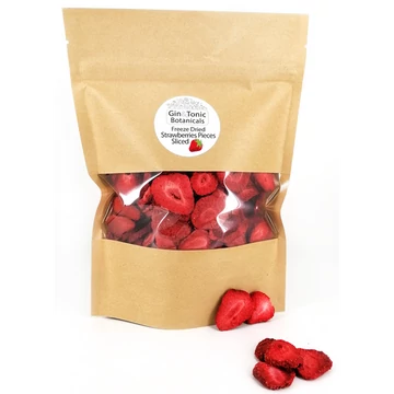 G&T Bot. Liofilizált Eper szeletek 70 gr - ablakos zacskóban