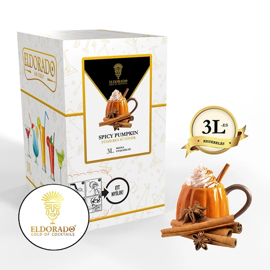 Bag in Box Fűszeres Sütőtök szirup 3 liter