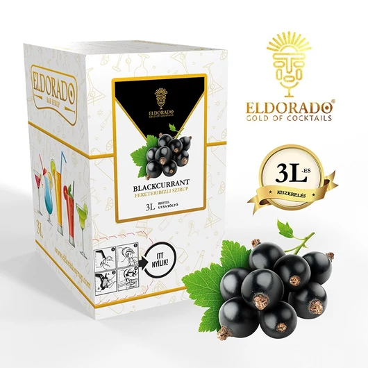 Bag in Box Fekete Ribizli szirup 3 liter