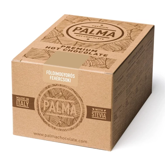 Palma Földimogyorós fehércsoki forró csokoládé - 10 x 25g