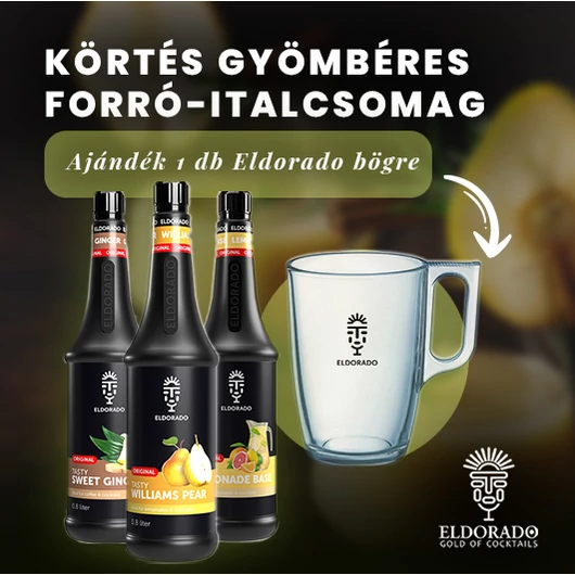 Körtés gyömbéres forró italcsomag