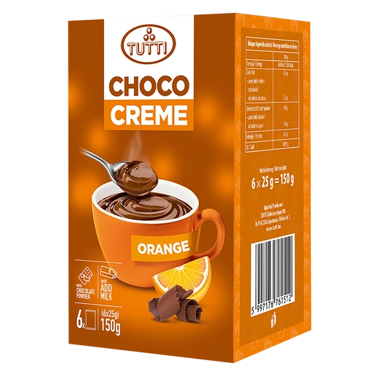 Tutti forró csokoládé - Narancs 6 x 25 g