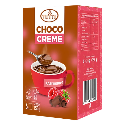 Tutti forró csokoládé - Málna 6 x 25 g