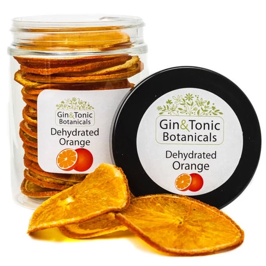 Gin Tonic Botanicals közepes tégelyben Szárított Narancs karikák 40 gr