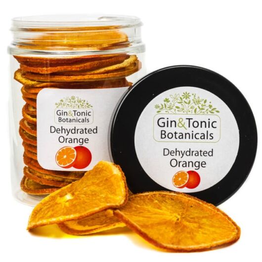 Gin Tonic Botanicals közepes tégelyben Szárított Narancs karikák 40 gr
