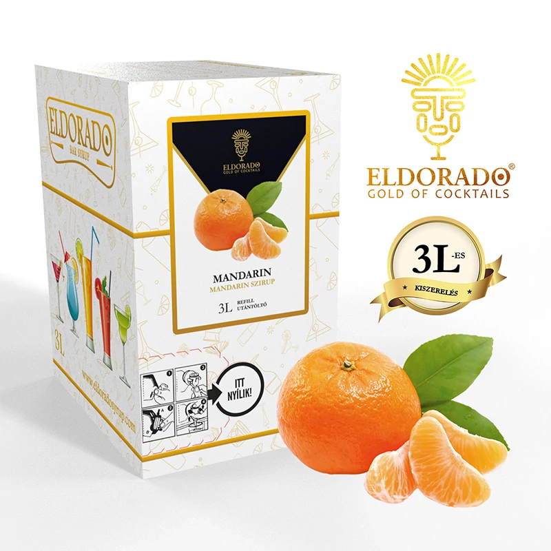 Bag in Box Mandarin szirup 3 liter