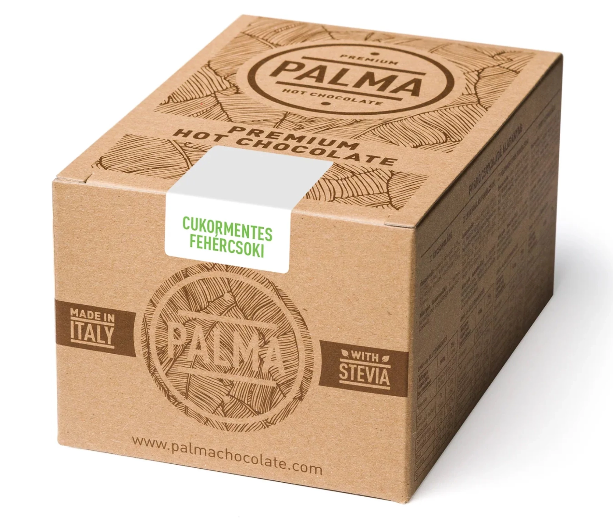 Palma CUKORMENTES Fehércsoki, forró csokoládé - 10 x 25g