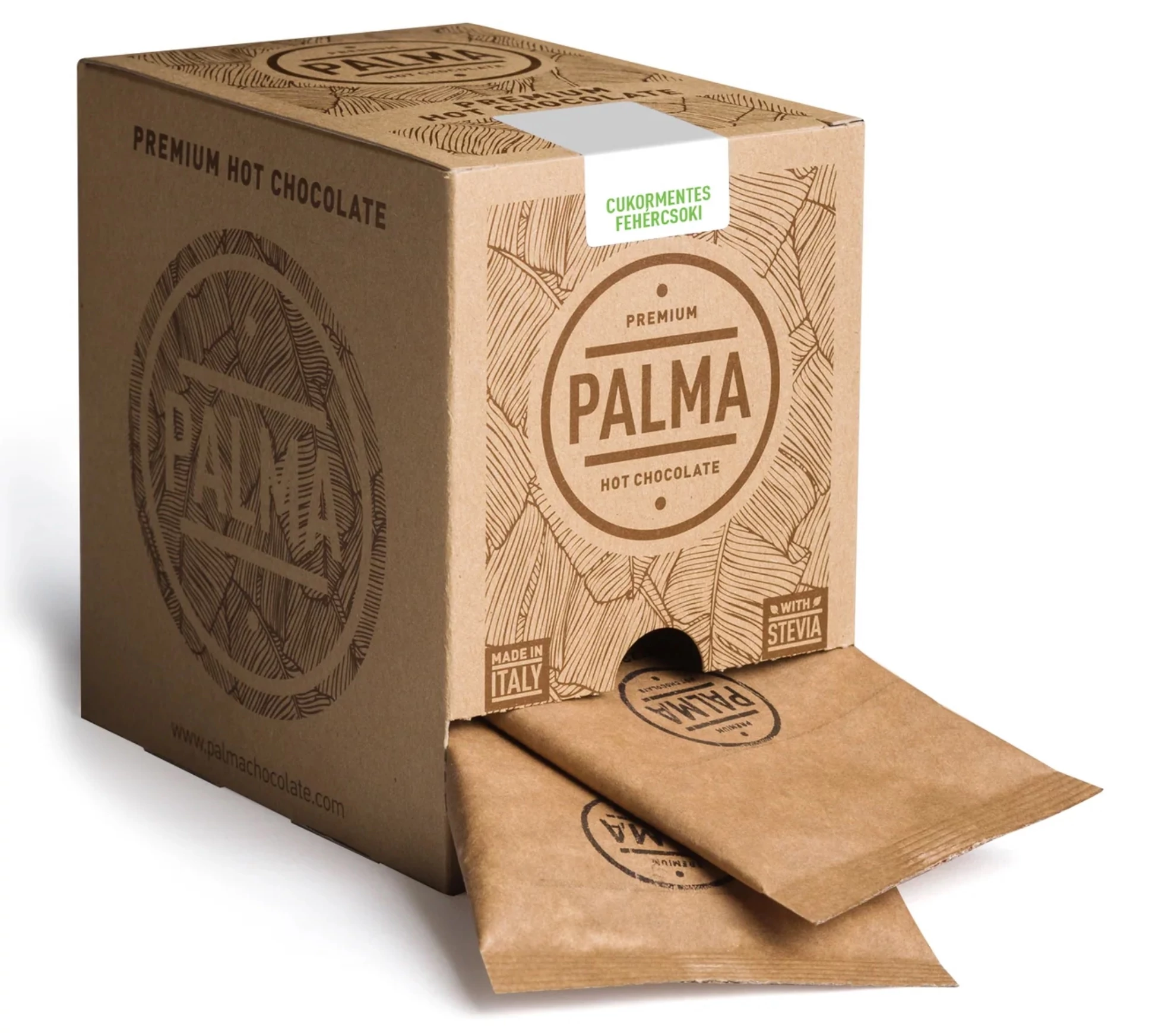 Palma CUKORMENTES Fehércsoki, forró csokoládé - 20 x 25g