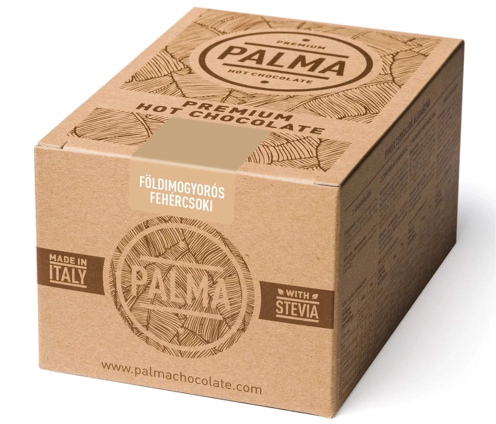 Palma Földimogyorós fehércsoki forró csokoládé - 10 x 25g