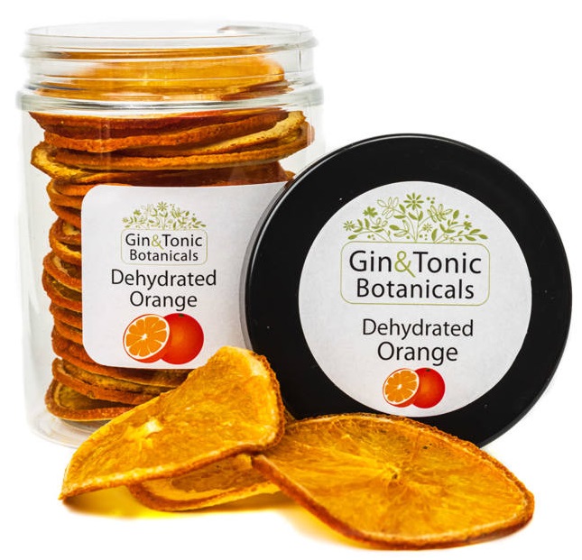 Gin Tonic fűszer közepes tégelyben, Szárított Narancs karikák 40 gr